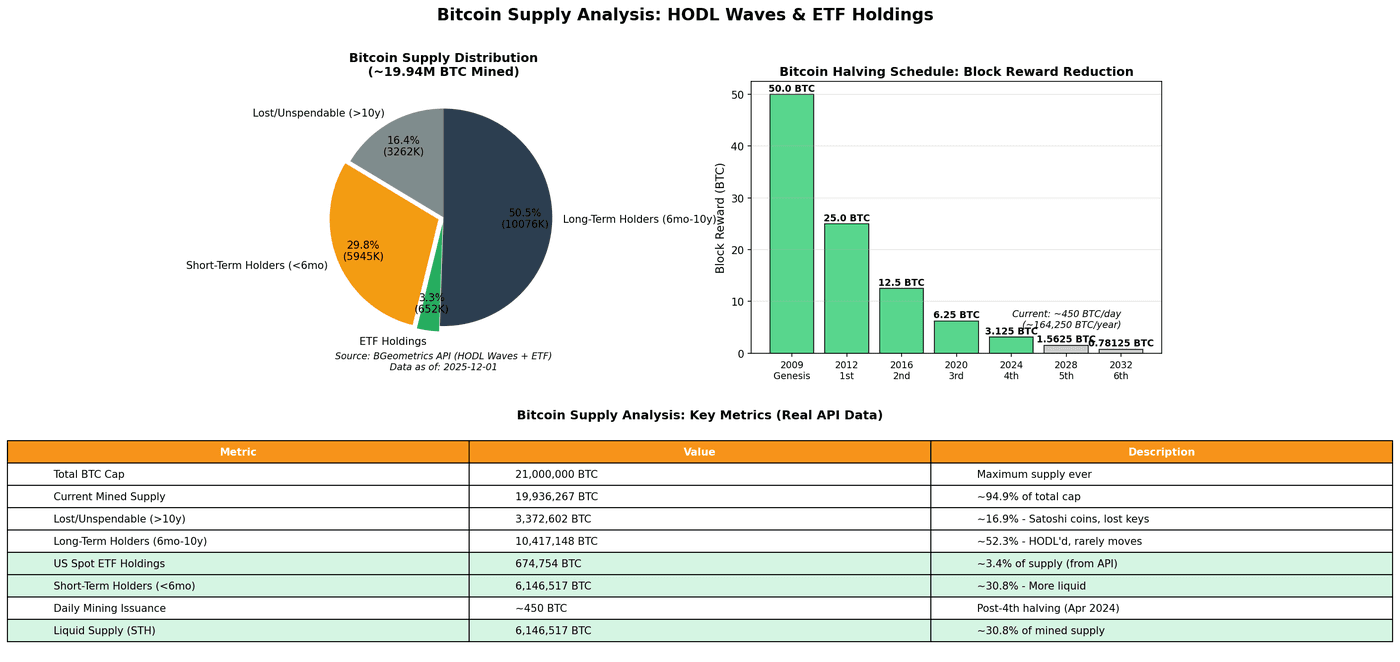 BTC supply analysis